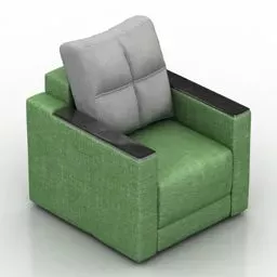 Single Armchair Orion 3d model