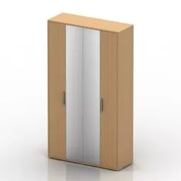 Bedroom Wardrobe Combi Collection 3d model