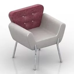 Single Armchair Kolibri 3d model