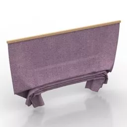 Home Roman Curtain 3d model