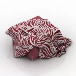 Seat With Textured Cloth Coverd 3d model