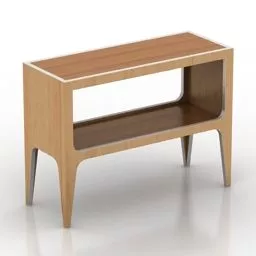 Box Rack With Legs 3d model