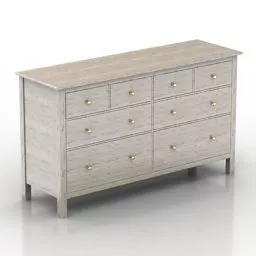Ikea Locker Hemnes Design 3d model