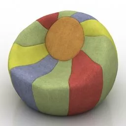 Armchair Pouf Bag 3d model