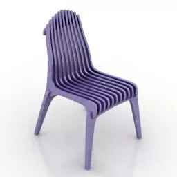 Plastic Chair Voca V1 3d model