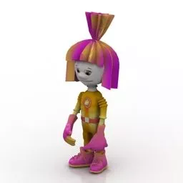 Girl Toy 3d model