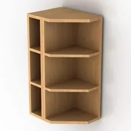 Shelf Kitchen Corner Cabinet 3d model