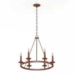 Classic Luster Quoizel Design 3d model