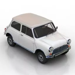 Austin Mini Cooper 1965 Car 3d model