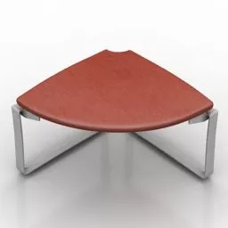 Leather Common Seat 3d model