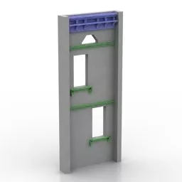 Wall Facade Decoration 3d model
