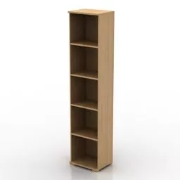 Locker Studio 5 Drawers 3d model