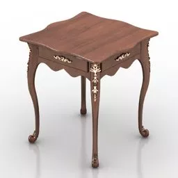 Classic Table Stool 3d model