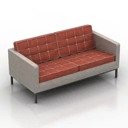 Sofa 2 Seats Florence Collection 3d model