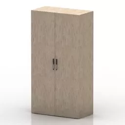 Locker Bedroom 2 Doors 3d model