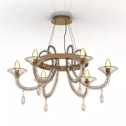 Luster Classic Chandelier 3d model