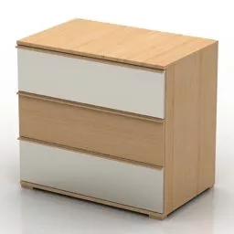 Mdf Locker Bedroom 3d model