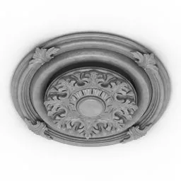 Round Diffuse Ventilation Decor 3d model