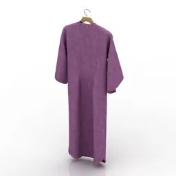 Couple Of Shirts Hanging On Rack 3d model