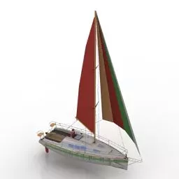 Yacht Ships 3d model