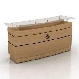Reception Desk 3d model