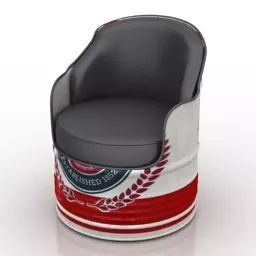 Plastic Barrel Drum 3d model