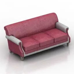 Sofa Vivaldi 3 Seats Decor 3d model