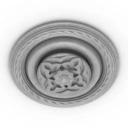 Diffuse Ventilation Round Pattern 3d model