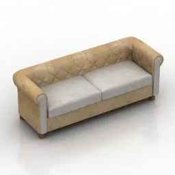 Loveseat Sofa Afrodita 3d model