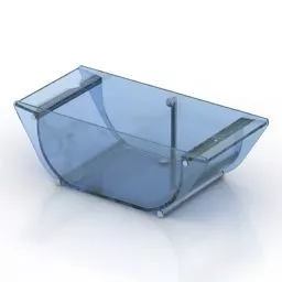 Bathtub Glass 3d model