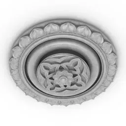 Diffuse Ventilation Round Style 3d model Diffuse Ventilation Round Style 3d model