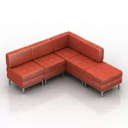 L Corner Sofa Rimini 3d model