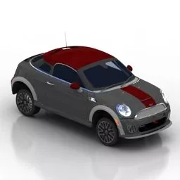 Mini Cooper Coupe Car 3d model
