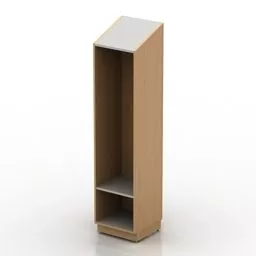 Bedroom Clothes Locker 3d model