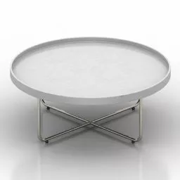 Modern Round Table 3d model Modern Round Table 3d model