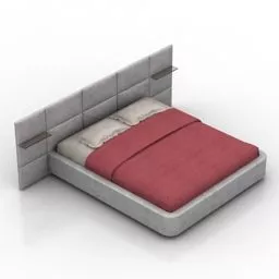 Double Bed Sicilia 3d model