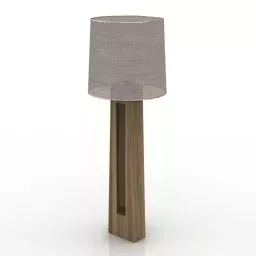 Red Torchere Lamp Oluce 3d model