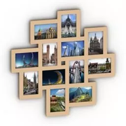 Wall Frames Photo 3d model