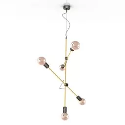Luster Sticks Decoration 3d model
