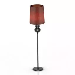 Torchere Lamp Lattice Shade 3d model