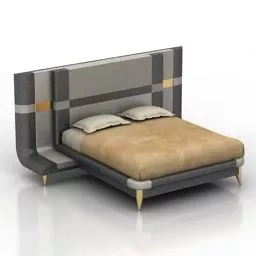 Double Bed Kimberly 3d model