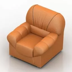 Single Armchair Tema Collection 3d model