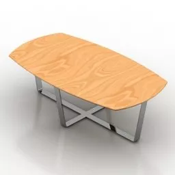 Office Rectangle Table 3d model Office Rectangle Table 3d model