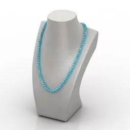 Beads Dummy Jewelry 3d model