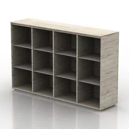 Multiple Drawers Locker 3d model