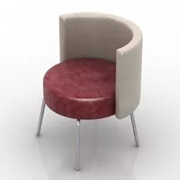 Office Single Armchair 3d model Office Single Armchair 3d model