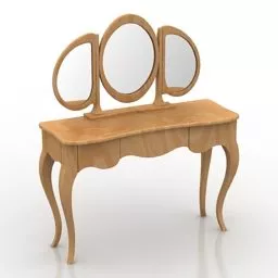 Circular Mirror Decorative Frame 3d model