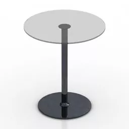 Round Coffee Table V1 3d model