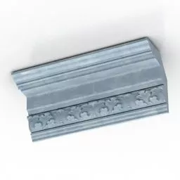 Cornice Pattern Retro Style 3d model