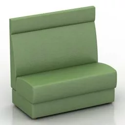 High Back Style Sofa Kler 3d model